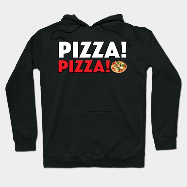 Pizza! Pizza! Hoodie by Blessing Direct